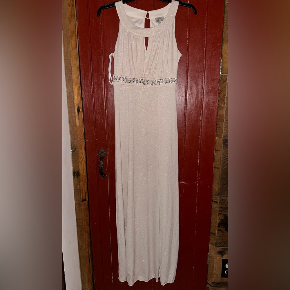 Sweet Storm Blush Sparkly Dress